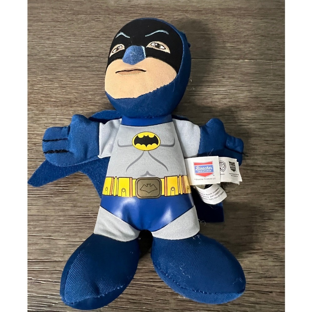 Bleacher Creatures Batman Plush DC Comics Blue Grey Suit Figure Toy 10" Plushie